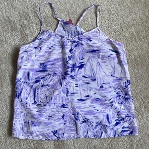 Lilly Pulitzer Elsa Lilac Verbena Rock The Dock Tank